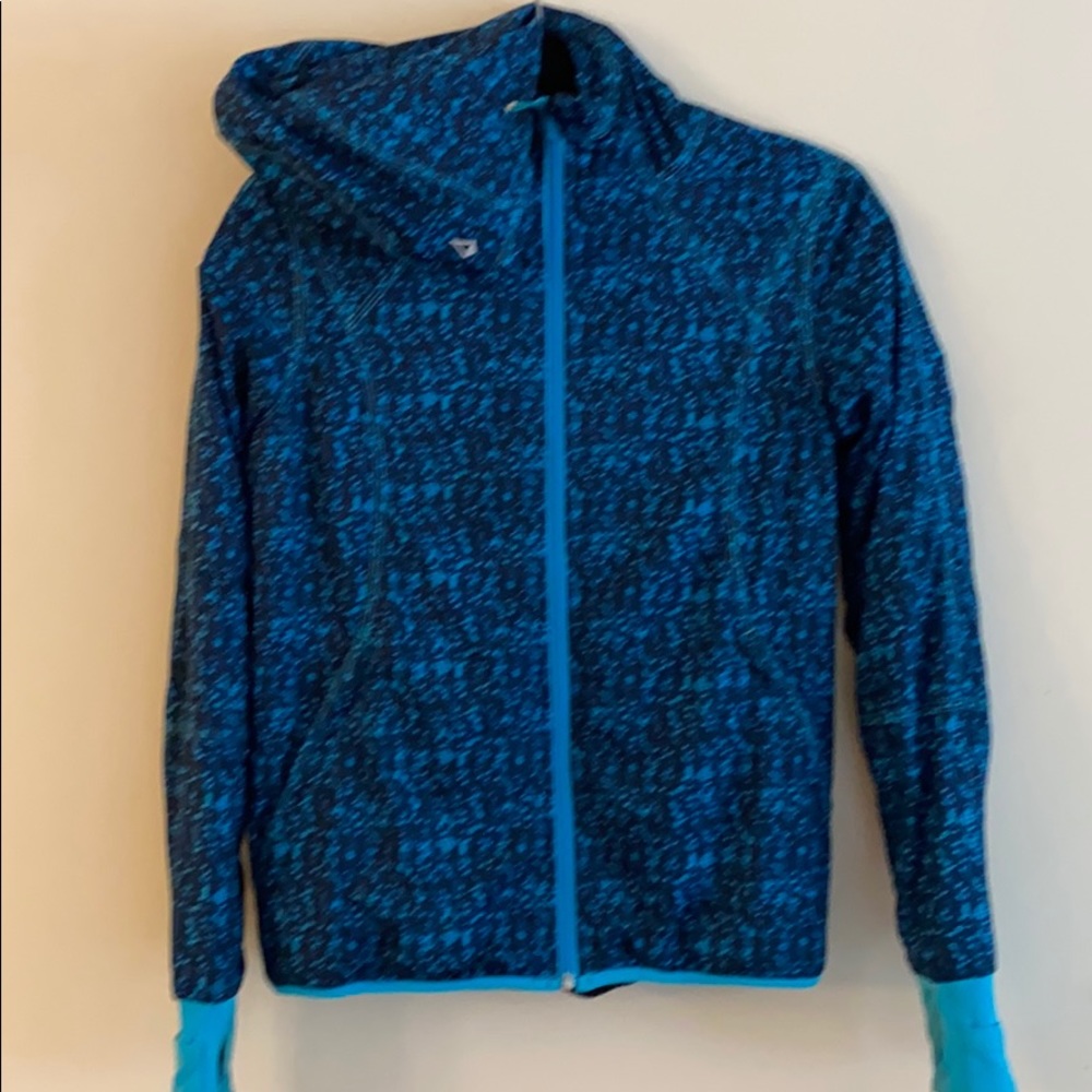Ivivva fleece lined jacket with thumb holes (SZ12)